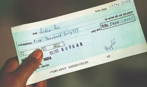 questioned document - cheque
